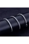 Erkek Çelik Kolye Kare Model 5mm Kalın Model Paslanmaz Çelik Kolye Erkek Çelik Kolye Kare Model 5mm Kalın Model Paslanmaz Çelik Kolye