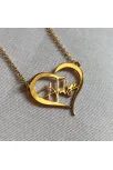 Kişiye Özel Kalp İçinde İmza İsim Yazılan Altın Renk Bayan Gümüş Kolye Zincir GKLALTISIMY Kişiye Özel Kalp İçinde İmza İsim Yazılan Altın Renk Bayan Gümüş Kolye Zincir GKLALTISIMY