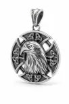 Erkek Gümüş Kolye - 925 Ayar Kabartmalı Kartal Kafası Motifli Tilki Kuyruğu Zincirli Erkek Kolye Erkek Gümüş Kolye - 925 Ayar Kabartmalı Kartal Kafası Motifli Tilki Kuyruğu Zincirli Erkek Kolye