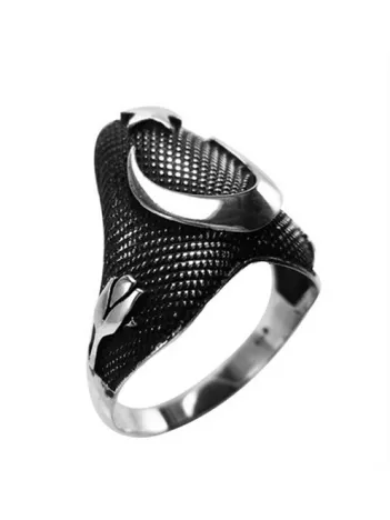 Zihgir Okçu Erkek Yüzüğü Ay Yıldız Model