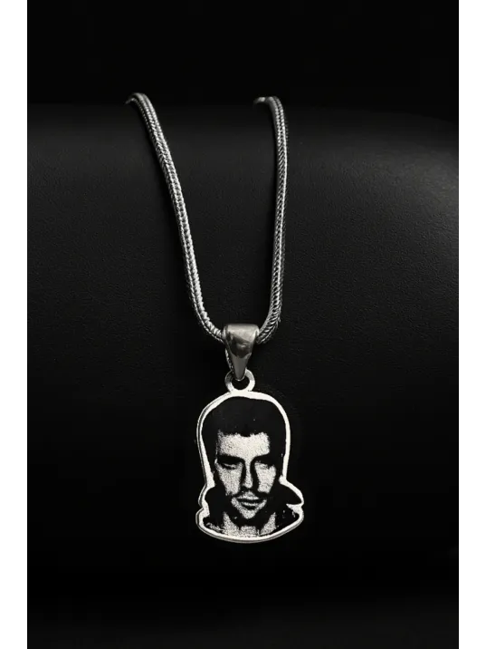 Deniz Gezmiş Erkek Gümüş Kolye Tilki Kuyruğu Zincir Deniz Gezmiş Erkek Gümüş Kolye Tilki Kuyruğu Zincir