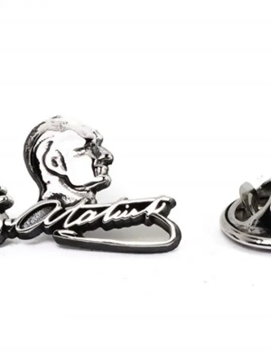 Gümüş Rozet Atatürk İmzalı Küçük Model