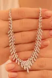 Kadın Gümüş Kolye - Nigar Zirkon Taşlı Yaprak Model Kadın Kolye Kadın Gümüş Kolye - Nigar Zirkon Taşlı Yaprak Model Kadın Kolye