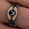 Erkek Gümüş Yüzük - Çift Kılıç Zülfikarlı İnce Kibar Gümüş Erkek Yüzüğü Erkek Gümüş Yüzük - Çift Kılıç Zülfikarlı İnce Kibar Gümüş Erkek Yüzüğü