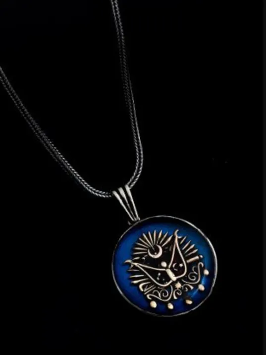 Erkek Gümüş Kolye - Osmanlı Arması İşlemeli Gümüş Kolye Erkek Gümüş Kolye - Osmanlı Arması İşlemeli Gümüş Kolye