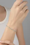 Alin Model Gümüş Su Yolu Kadın Bileklik