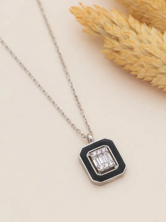 Kadın Gümüş Kolye - Kare Baget Taşlı Model 2 Kadın Gümüş Kolye Zincir Gklkrbgtm2d-ros Kadın Gümüş Kolye - Kare Baget Taşlı Model 2 Kadın Gümüş Kolye Zincir Gklkrbgtm2d-ros