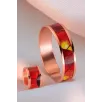 Kadın Bakır Bileklik Yüzük Set - Sunny Model Özel Baskı Metal Kutu Ve Kuvars Taşı Kadın Bakır Bileklik Yüzük Set - Sunny Model Özel Baskı Metal Kutu Ve Kuvars Taşı