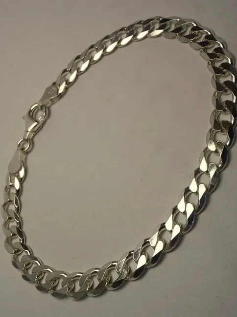 Gurmet Gümüş Erkek Bileklik 14gr Orta Kalınlıkta
