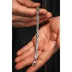 Erkek Gümüş Bileklik - 7mm Füzyon Kare Kral Gümüş Erkek Künye Erkek Gümüş Bileklik - 7mm Füzyon Kare Kral Gümüş Erkek Künye