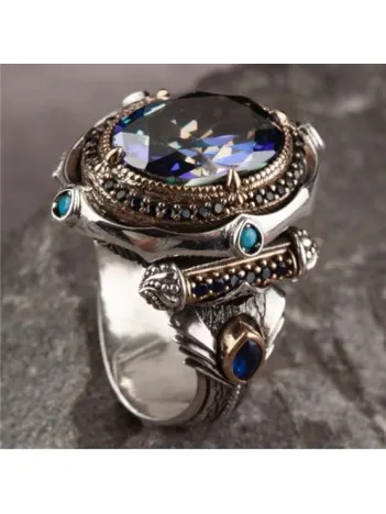 İslam Usta Tasarımı Payidar Gümüş Erkek Yüzük