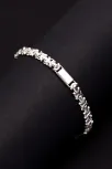 Erkek Gümüş Bileklik - 6mm Parçalı Parlak Euro Kral Gümüş Bileklik Erkek Gümüş Bileklik - 6mm Parçalı Parlak Euro Kral Gümüş Bileklik