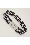 Bisiklet Motosiklet Zinciri Erkek Bayan Çelik Bileklik Siyah Beyaz Bordo Bisiklet Motosiklet Zinciri Erkek Bayan Çelik Bileklik Siyah Beyaz Bordo