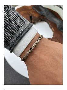 Erkek Bileklik - Metal Erkek Bileklik - Erkek Bileklik - Sarmaşık Model