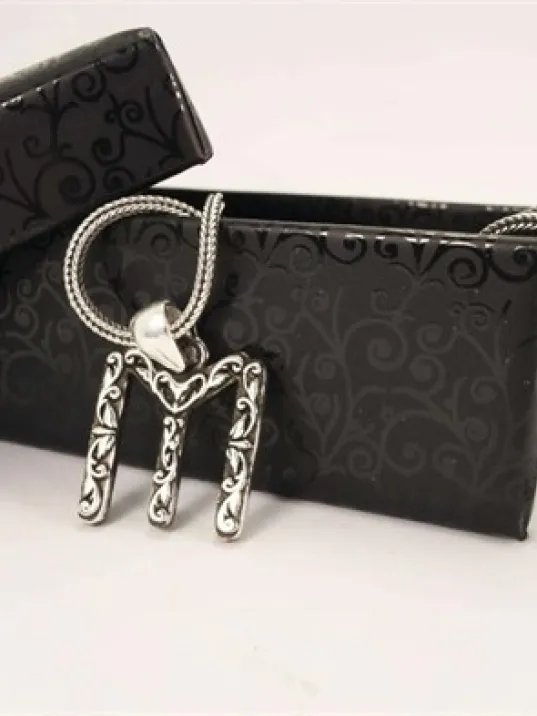 IYI Yazılı Kayı Boyu Simgeli Gümüş Erkek Kolye Zincir