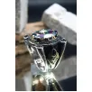 Mistik Topaz Taşlı Yanı Zirkon Taşlı İşlemeli Erkek Gümüş Yüzük GYZYZKEND02-KRS Mistik Topaz Taşlı Yanı Zirkon Taşlı İşlemeli Erkek Gümüş Yüzük GYZYZKEND02-KRS
