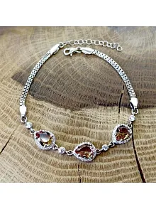 Damla Model Zultanit Taşlı Bayan Gümüş Bileklik GBLGMSDZULT Damla Model Zultanit Taşlı Bayan Gümüş Bileklik GBLGMSDZULT