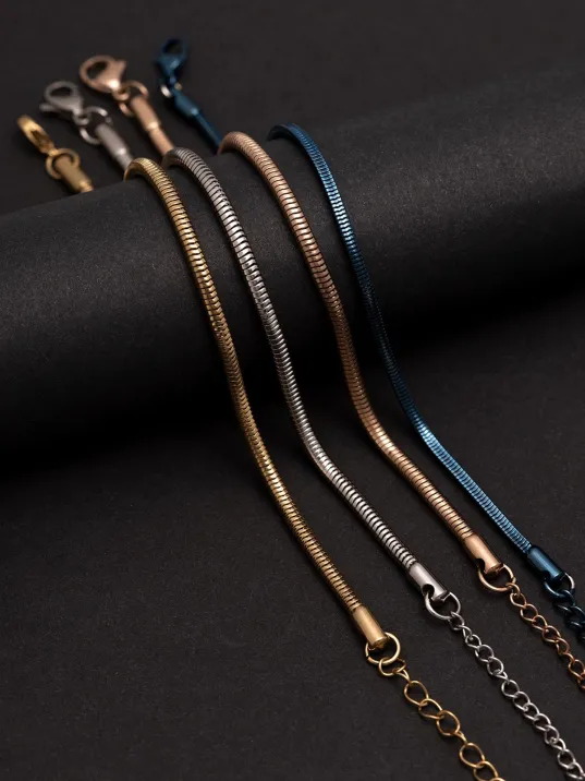 Erkek Çelik Bileklik - Mavi Sarp Model Erkek Bileklik