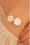 Kadın Gümüş Bileklik - Gümüş Papatya Model Kadın Bileklik Kadın Gümüş Bileklik - Gümüş Papatya Model Kadın Bileklik