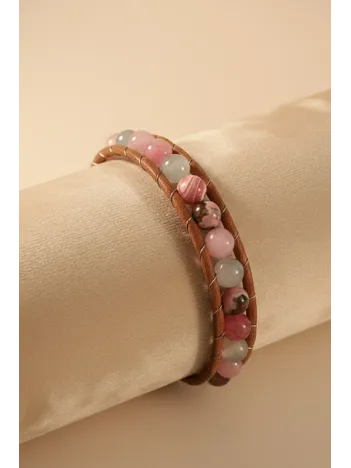 Sakura Model Bayan Deri Bileklik