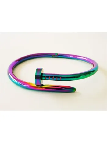 Fosforlu Hakiki 316L Çelik Çivi Bileklik Unisex Model!!