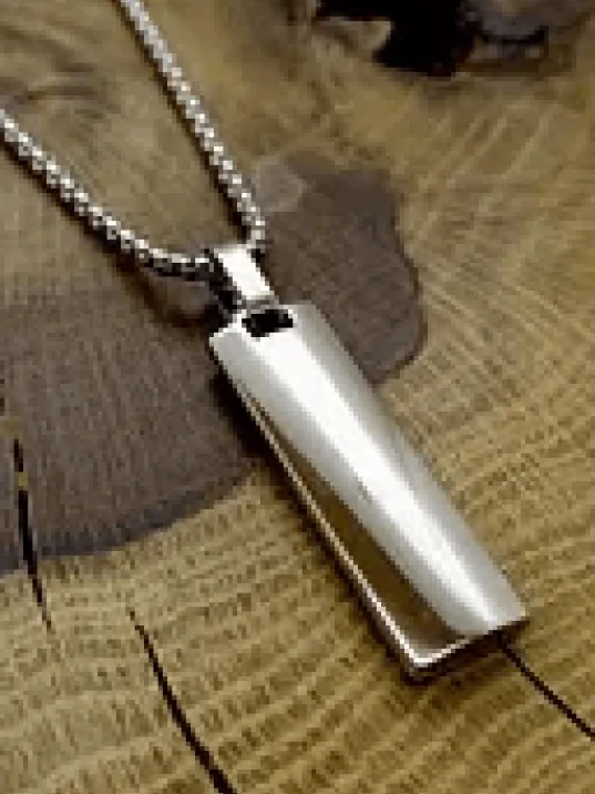 Ottoman Çelik Çubuk Kolye Erkek Cklgmsdblok