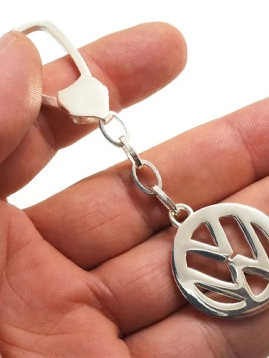 Volkswagen Gümüş Anahtarlık