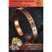Erkek Kadın Bakır Bileklik - Zincir İşlemeli Metal Kutu Kuvars Erkek Kadın Bakır Bileklik - Zincir İşlemeli Metal Kutu Kuvars
