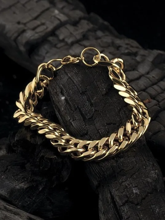 Ottoman Altın Rengi Çelik Gurmet Erkek Bileklik CBLBURGUCLK-ALT Ottoman Altın Rengi Çelik Gurmet Erkek Bileklik CBLBURGUCLK-ALT