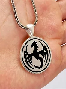 Ejderha Gümüş Erkek Kolye Zincir