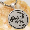 Dinozor Erkek Gümüş Kolye Zincir Dinozor Erkek Gümüş Kolye Zincir