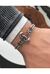 Çapa Erkek Bileklik - Metal Erkek Bileklik - Taşlı Erkek Bileklik - Taşlı Çapa Model