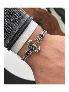 Çapa Erkek Bileklik - Metal Erkek Bileklik - Taşlı Erkek Bileklik - Taşlı Çapa Model