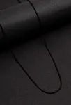 Erkek Çelik Kolye - Snake Yılan Sarp Siyah Erkek Çelik Kolye Zincir Yuvarlak Model
