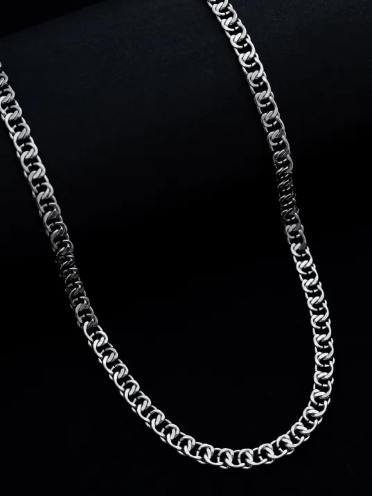 Erkek Çelik Kolye - Barlı Gurmet Model Çelik Kolye