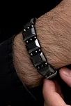 Doğal Hematit Taşlı Erkek Bileklik