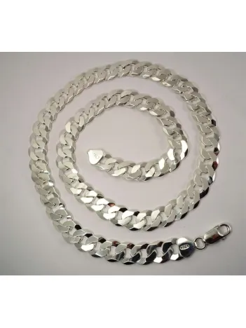 Erkek Gurmet Kolye Zincir Kalın 11mm İtalyan Malı Mükemmel Kalite