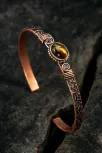 Bakır Kelepçe Bilezik Kaplan Gözü Doğal Taş Erkek Kadın Doğal Taşlar ve Metal Kutulu Bakır Kelepçe Bilezik Kaplan Gözü Doğal Taş Erkek Kadın Doğal Taşlar ve Metal Kutulu
