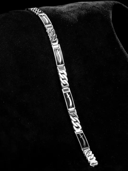 Erkek Gümüş Bileklik - Hz. Ali Zülfikar Kılıcı Gurmet Model Parlak 925 Ayar Erkek Bileklik Erkek Gümüş Bileklik - Hz. Ali Zülfikar Kılıcı Gurmet Model Parlak 925 Ayar Erkek Bileklik