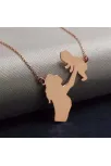 Kadın Anne Bebek Bayan Gümüş Kolye Kadın Anne Bebek Bayan Gümüş Kolye