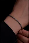 Erkek Gümüş Bileklik - 3mm Arnavut Zinciri Gümüş Bileklik