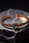 Kadın Bakır Bileklik Yüzük Set - Mistik Topaz Model 2 Ağaç Kabuğu Model İnce Metal Kutu Kuvars Taşlı Kadın Bakır Bileklik Yüzük Set - Mistik Topaz Model 2 Ağaç Kabuğu Model İnce Metal Kutu Kuvars Taşlı