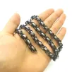 Erkek Çelik Siyah Beyaz Zincir Kolye Çift Renk Grek Motif CKLSYHZNR01 Erkek Çelik Siyah Beyaz Zincir Kolye Çift Renk Grek Motif CKLSYHZNR01