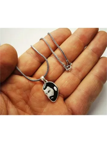 Ahmet Kaya Gümüş Erkek Kolye Zincir