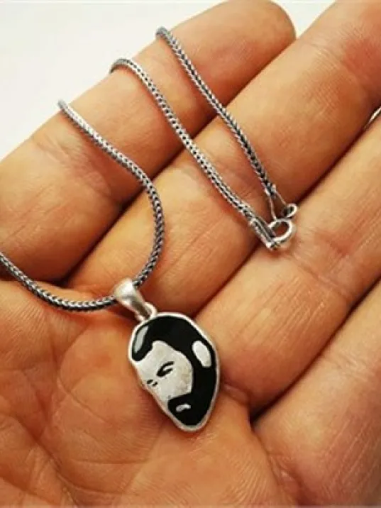 Ahmet Kaya Gümüş Erkek Kolye Zincir