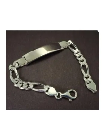 İsim Yazılan Erkek Çelik Bileklik Künye Kalın Model