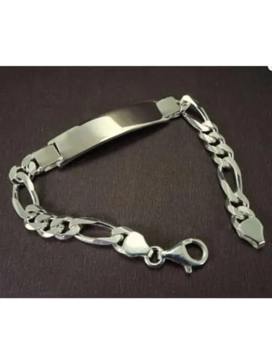 İsim Yazılan Erkek Çelik Bileklik Künye Kalın Model