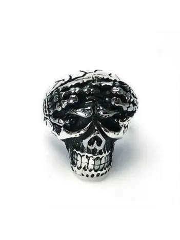 Kurukafa Gotik Gümüş Erkek Yüzüğü