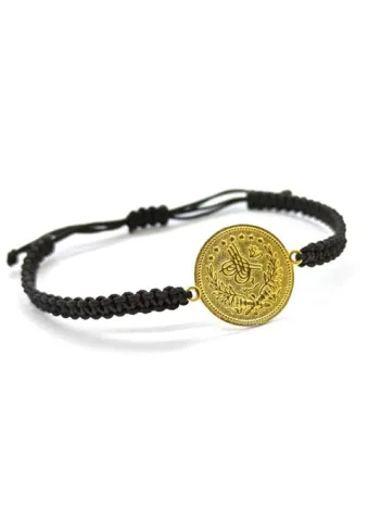 Reşat Altın Görünümlü Bayan Gümüş Bileklik GBLALTCYREK