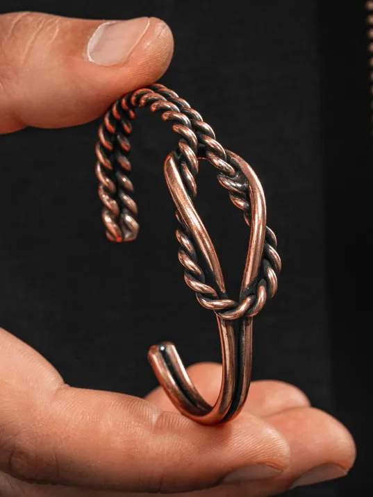 Sevgi Düğümü Bakır Bileklik Bilezik Kelepçe Erkek Kadın Doğal Taşlı Metal Kutulu Sevgi Düğümü Bakır Bileklik Bilezik Kelepçe Erkek Kadın Doğal Taşlı Metal Kutulu